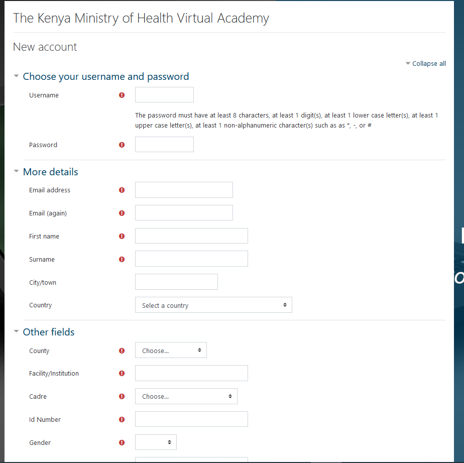 account details